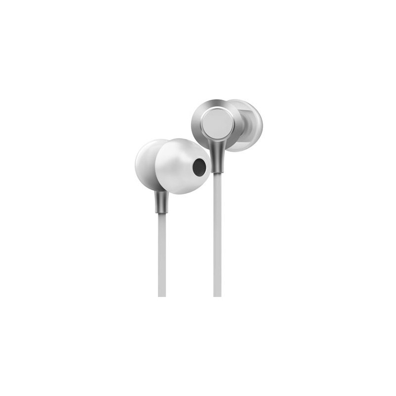 Auriculares energy sistem metallized jack 3.5mm blanco
