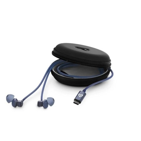 Auriculares energy sistem metallized usb tipo c azul