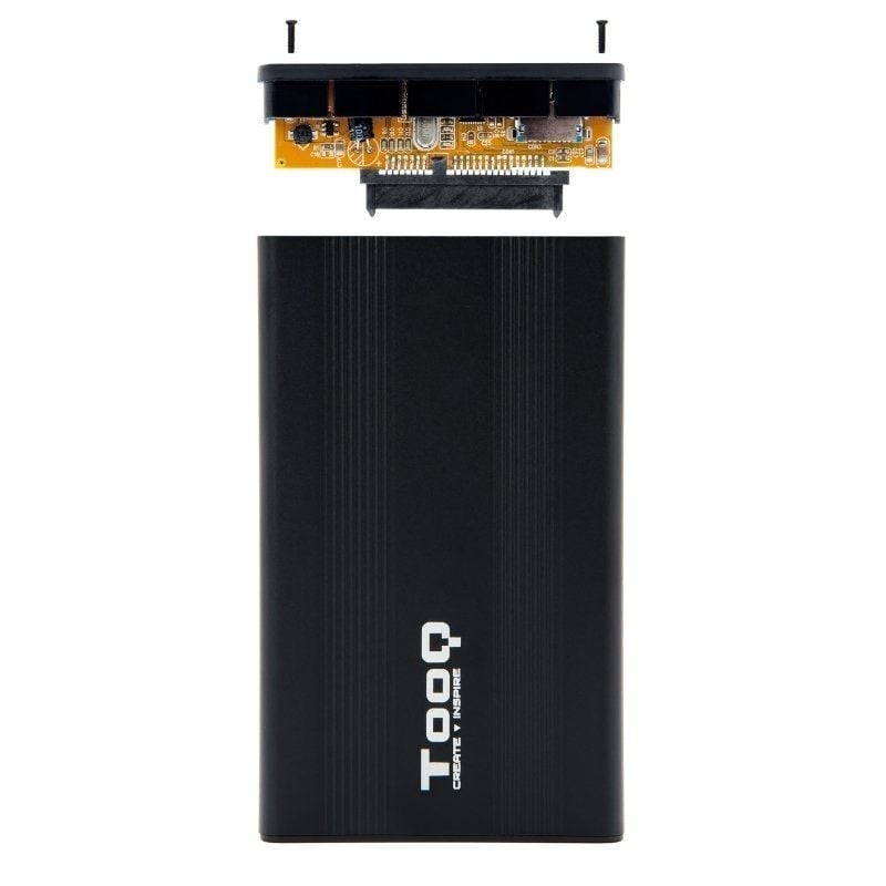 Caja Externa para Disco Duro de 2.5″ TooQ TQE-2510B/ USB 2.0