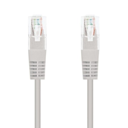 Cable red nanocable latiguillo rj45 utp cat6 2m gris