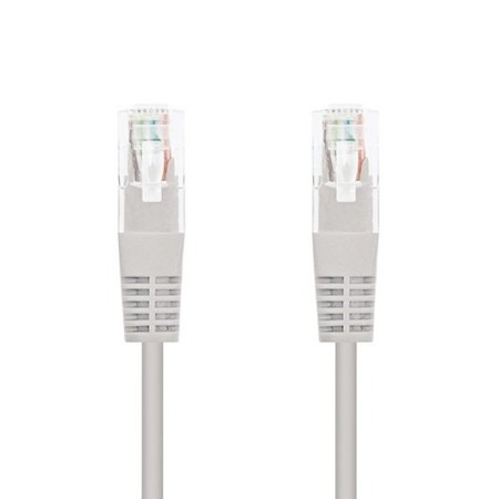 Cable red nanocable latiguillo rj45 utp cat6 5m gris