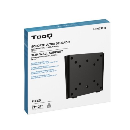 Soporte pared tv lp1023f - b 13 pulgadas - 27 pulgadas carga maxima 30kg negro