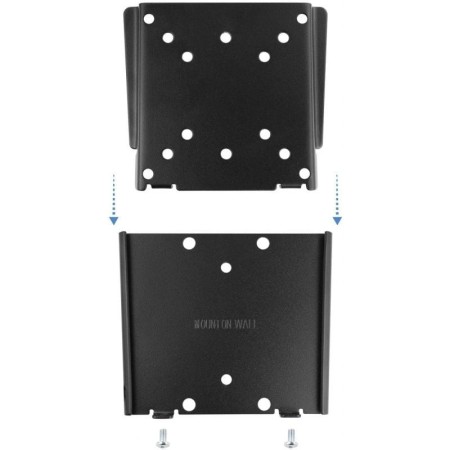 Soporte pared tv lp1023f - b 13 pulgadas - 27 pulgadas carga maxima 30kg negro