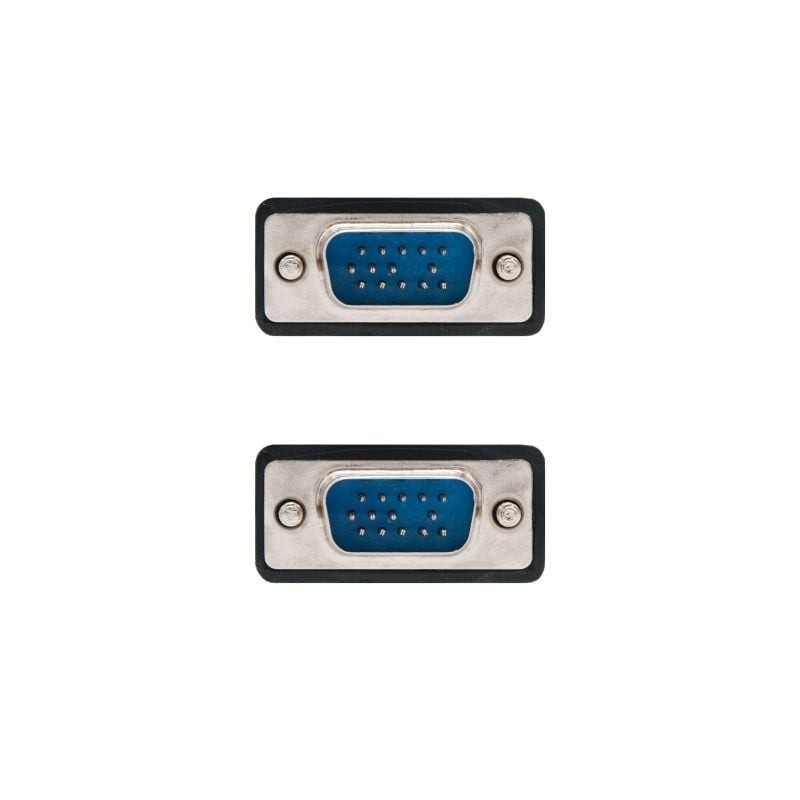 Cable SVGA Nanocable 10.15.0115/ VGA Macho - VGA Macho/ 15m/ Negro