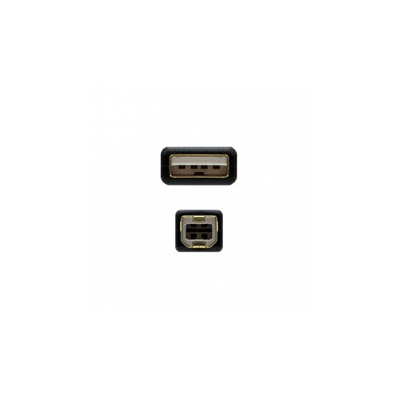 Nanocable Cable USB 2.0 Impresora Ferrita 5 M