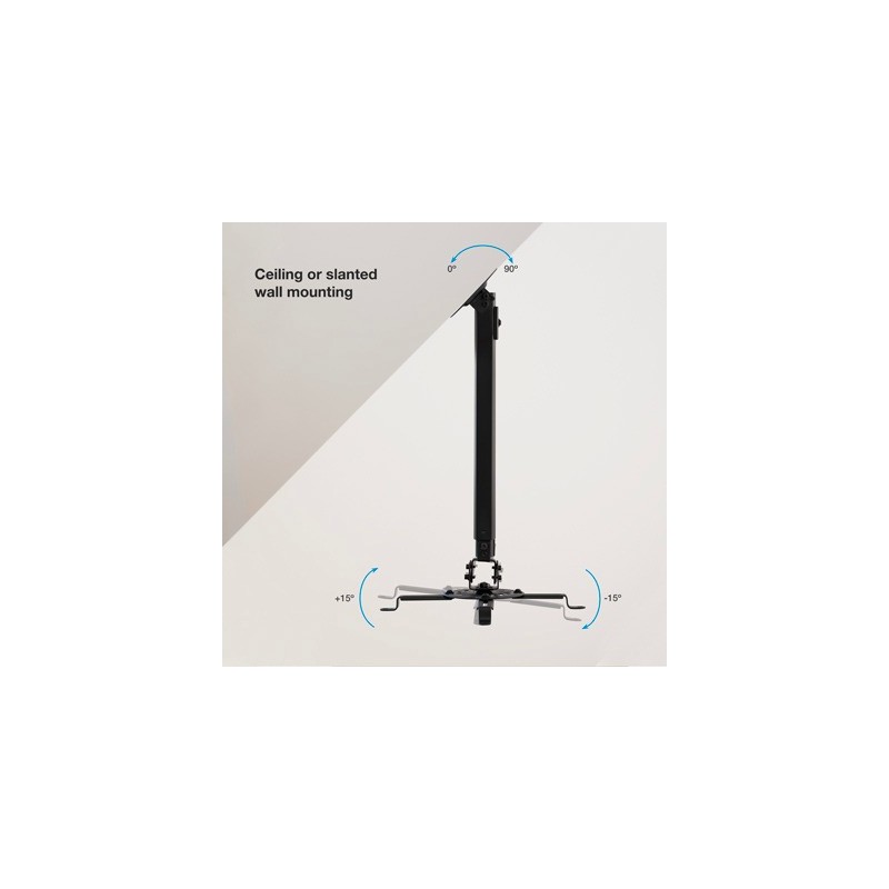 Soporte techo tooq proyectorpj3030tn - b carga maxima 20kg
