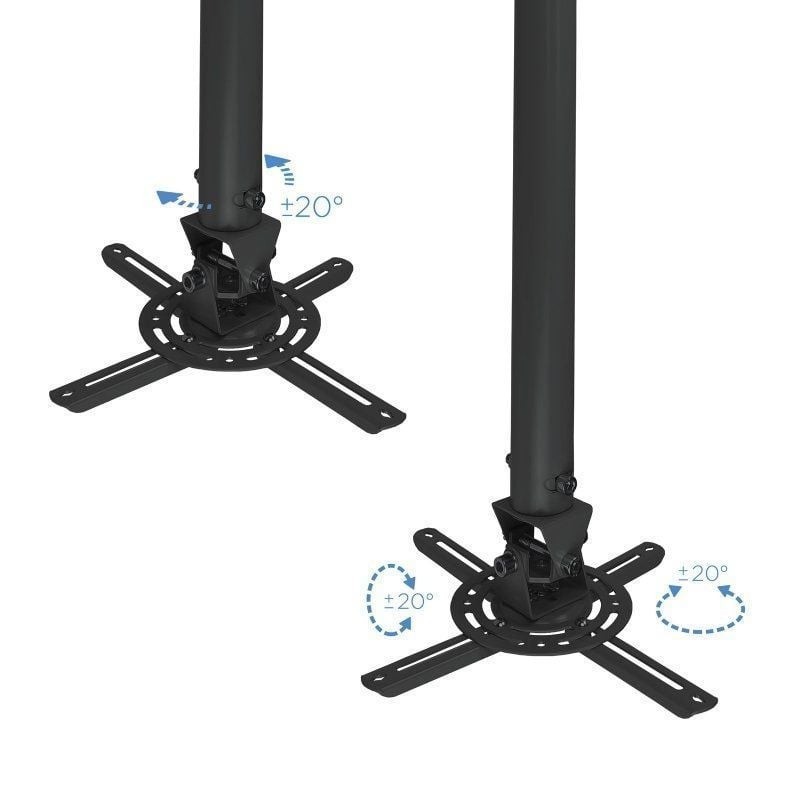 Soporte techo tooq proyectorpj3030tn - b carga maxima 20kg