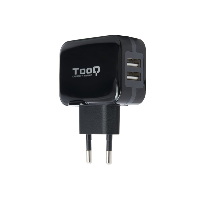 Cargador de Pared TooQ TQWC-1S02/ 2xUSB/ 17W