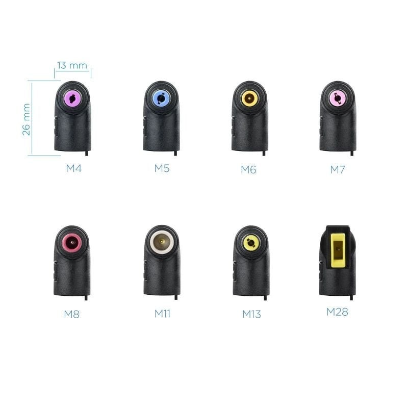 Cargador de Portátil TooQ TQLC-65BS02AT/ 65W/ 1xUSB/ Automático/ 8 Conectores/ Voltaje 18.5-20V/ 1 USB