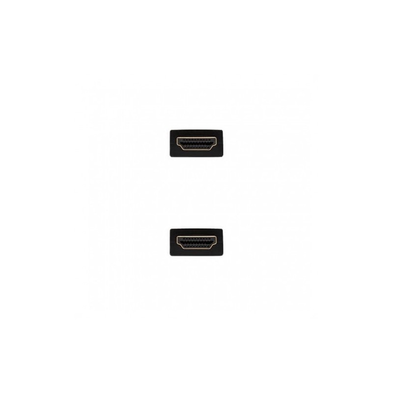 Cable hdmi 2.0 premium tipo a a hdmi tipo a nanocable 3m - macho - macho - alta velocidad - 4k - 18gbps - negro