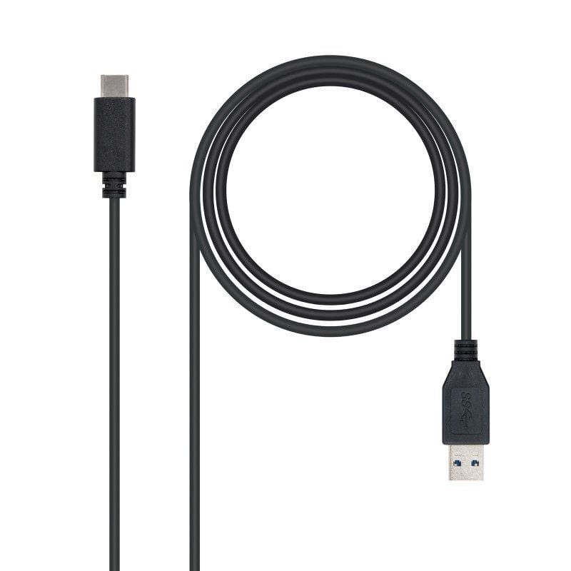 Nanocable Cable USB 3.1 Gen2 10Gbps3A USB-C/M-A/M