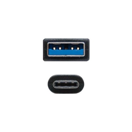 Nanocable Cable USB 3.1 Gen2 10Gbps3A USB-C/M-A/M
