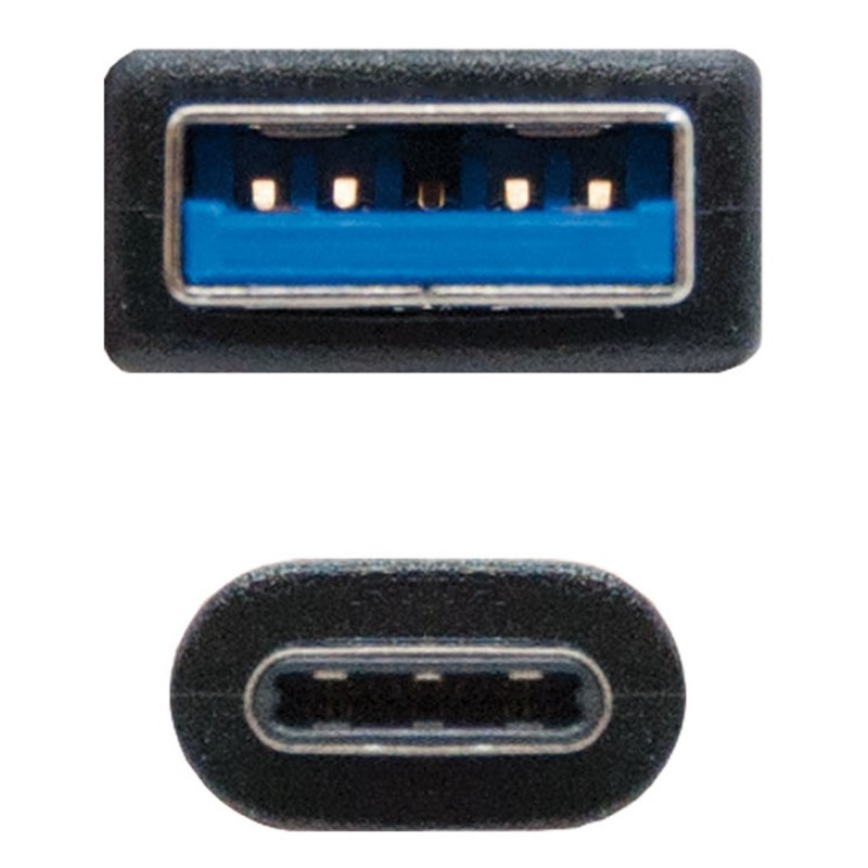 Nanocable Cable USB 3.1 Gen2 10Gbps3A USB-C/M-A/M