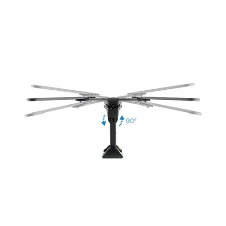 Soporte tv - monitor tooq 23 pulgadas - 55 pulgadas giratorio - inclinable 2 pivotes lp2255tn - b - vesa max 400x400 - inclinaci