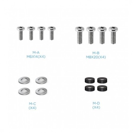 Soporte tv - monitor tooq 23 pulgadas - 55 pulgadas giratorio - inclinable 2 pivotes lp2255tn - b - vesa max 400x400 - inclinaci