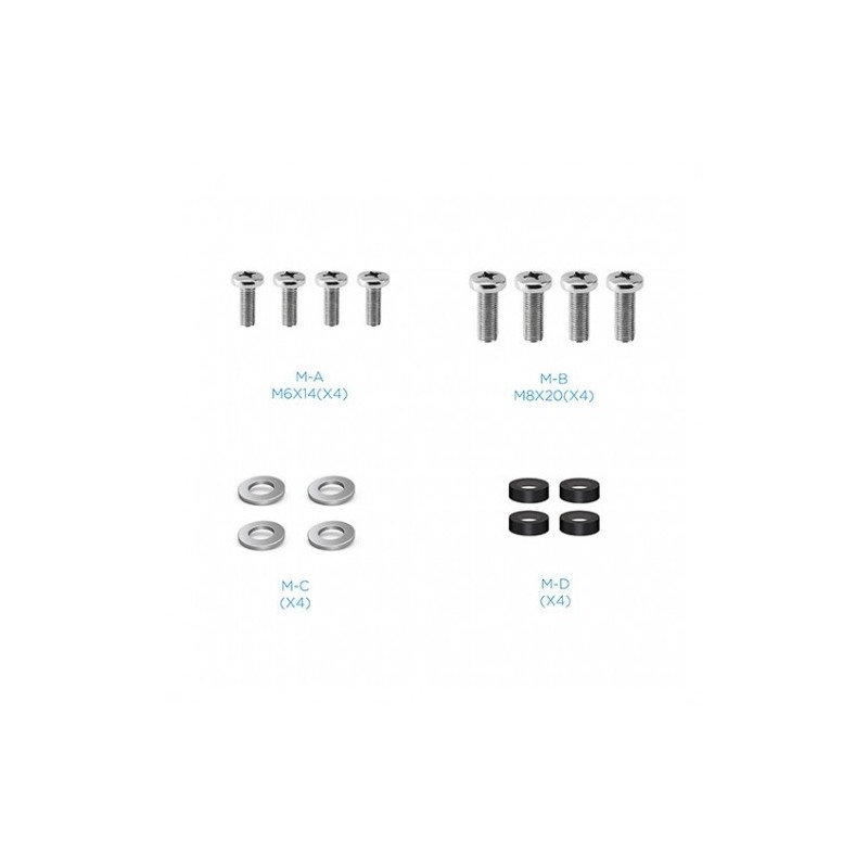 Soporte tv - monitor tooq 23 pulgadas - 55 pulgadas giratorio - inclinable 2 pivotes lp2255tn - b - vesa max 400x400 - inclinaci