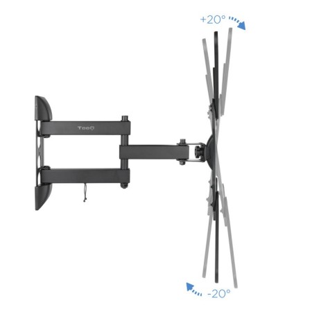 Soporte pared tv tooq lp6055tn - b negro 23 - 55 pulgadas max 30 kg
