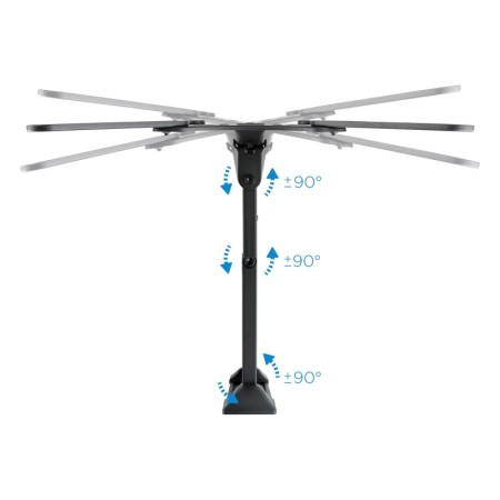 Soporte pared tv tooq lp6055tn - b negro 23 - 55 pulgadas max 30 kg