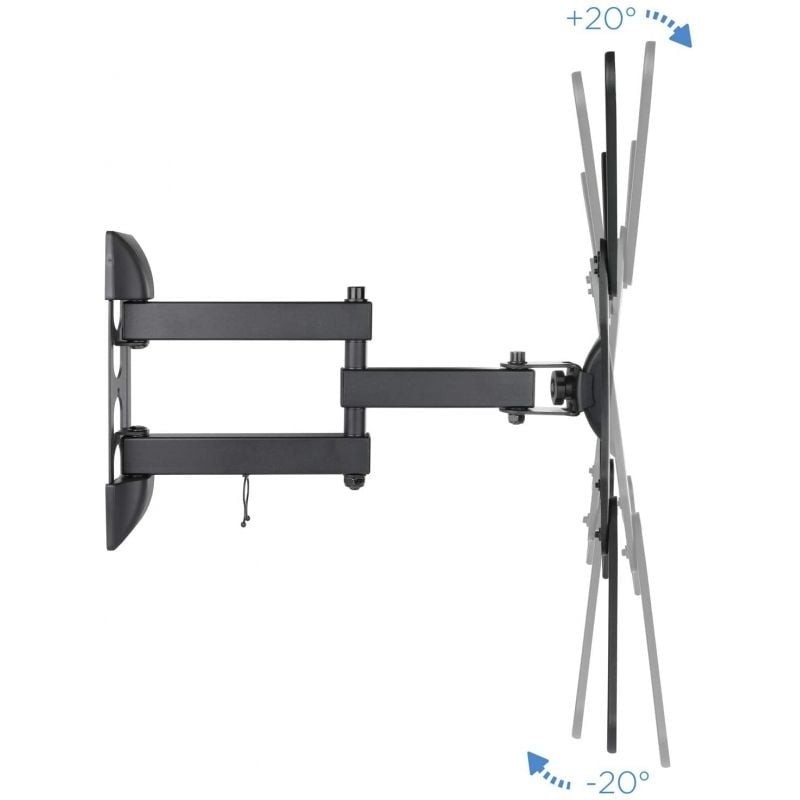 Soporte pared tv tooq lp6055tn - b negro 23 - 55 pulgadas max 30 kg