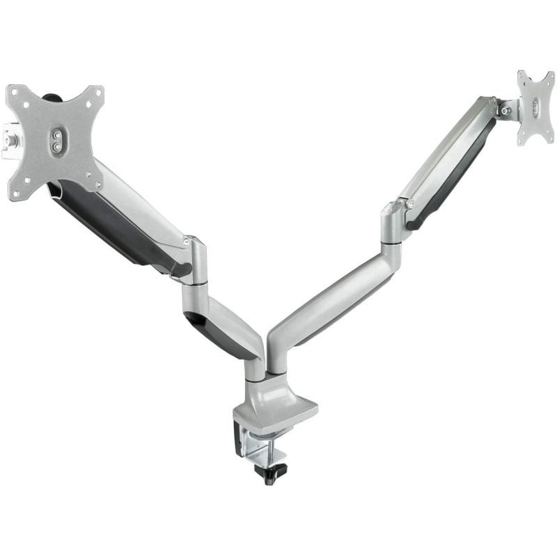 Soporte mesa monitor tooq db3132tnr - s 13 pulgadas - 32 pulgadas 2 brazos carga maxima max 9kg - brazo