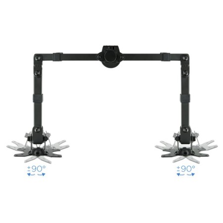 Soporte mesa tooq db1232tn - b 2 pantallas 13 - 32 pulgadas max 8kg por brazo negro