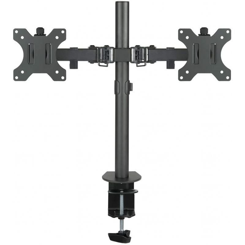 Soporte mesa tooq db1232tn - b 2 pantallas 13 - 32 pulgadas max 8kg por brazo negro