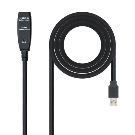 Cable prolongador nanocable con amplificador usb 3.0 usb - a - m - usb - a - h 5 m
