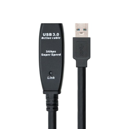 Cable prolongador nanocable con amplificador usb 3.0 usb - a - m - usb - a - h 5 m
