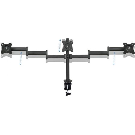 Tooq DB1327TN-B Soporte Monitor Mesa 3Brazos 13-27