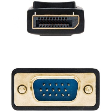 Nanocable Cable Conversor DP a VGA negro, 2 M