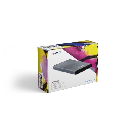 Tooq TQE-2527G Caja HDD 2.5″ USB 3.1 Gen1/USB 3.0