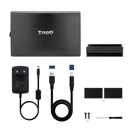TooQ TQE-3531B Caja HDD 3.5″ USB 3.1Gen1 Negra