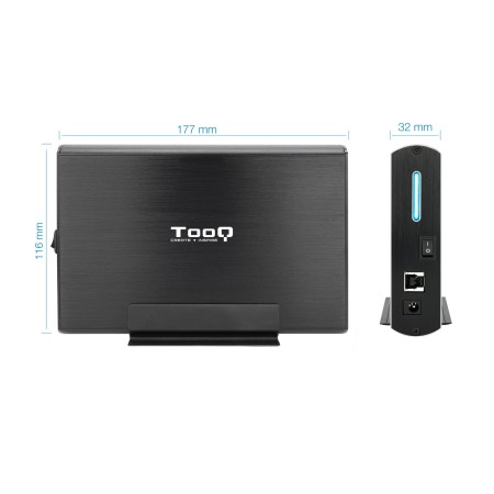 TooQ TQE-3531B Caja HDD 3.5″ USB 3.1Gen1 Negra