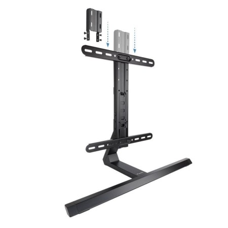 Soporte mesa tooq db3265f - b 32 pulgadas - 65 pulgadas aluminio carga maxima 40kg negro