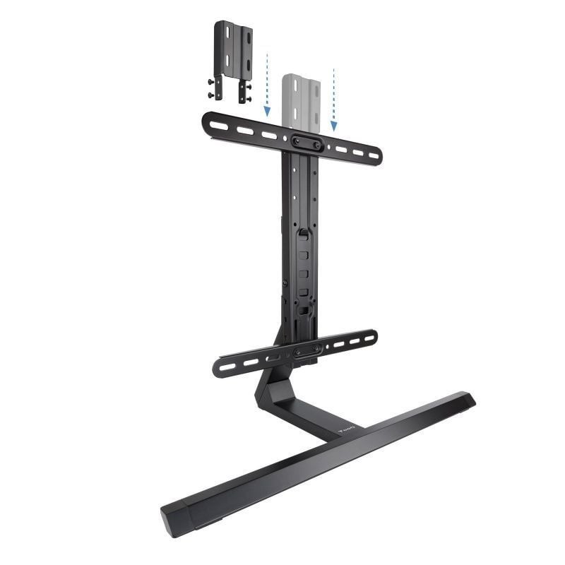 Soporte mesa tooq db3265f - b 32 pulgadas - 65 pulgadas aluminio carga maxima 40kg negro