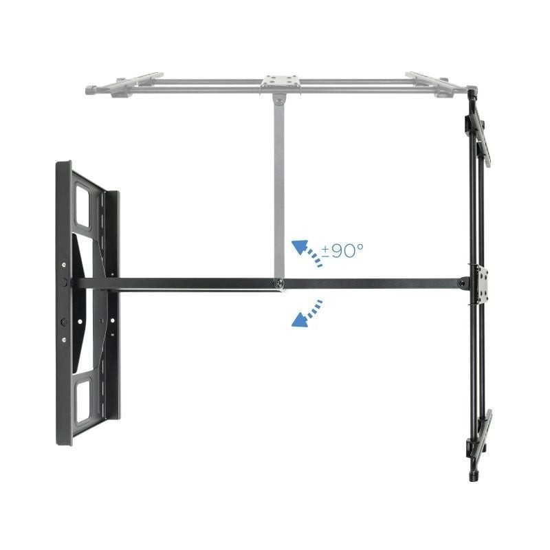 Soporte pared tooq lp4380xl - b 43 pulgadas - 80 pulgadas carga maxima 50kg negro