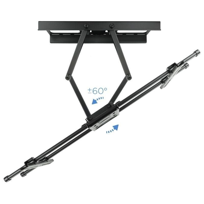 Soporte pared tooq lp3790tn - b 37 pulgadas - 90 pulgadas negro