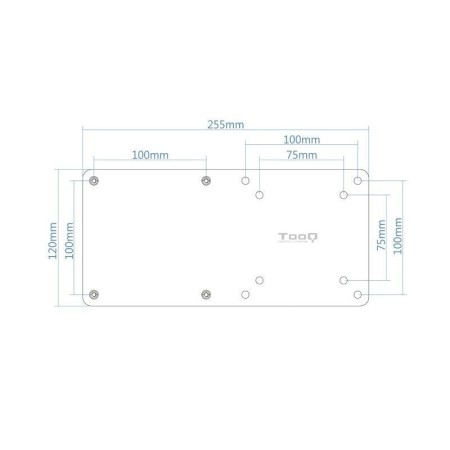 Soporte para miniPC VESA 100x100 TooQ TCCH0007-B/ hasta 3kg