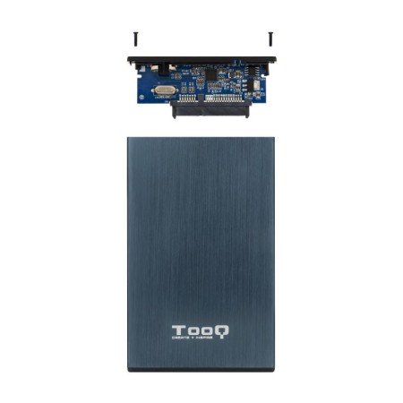 Caja externa tooq tqe - 2527pb 2.5 pulgadas 9 -5 mm sata usb 3.0 - 3.1 azul