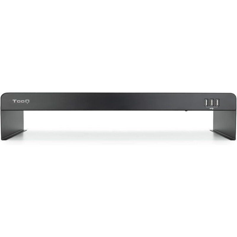 Tooq Soporte elevador monitor/portátil 3xUSB negro