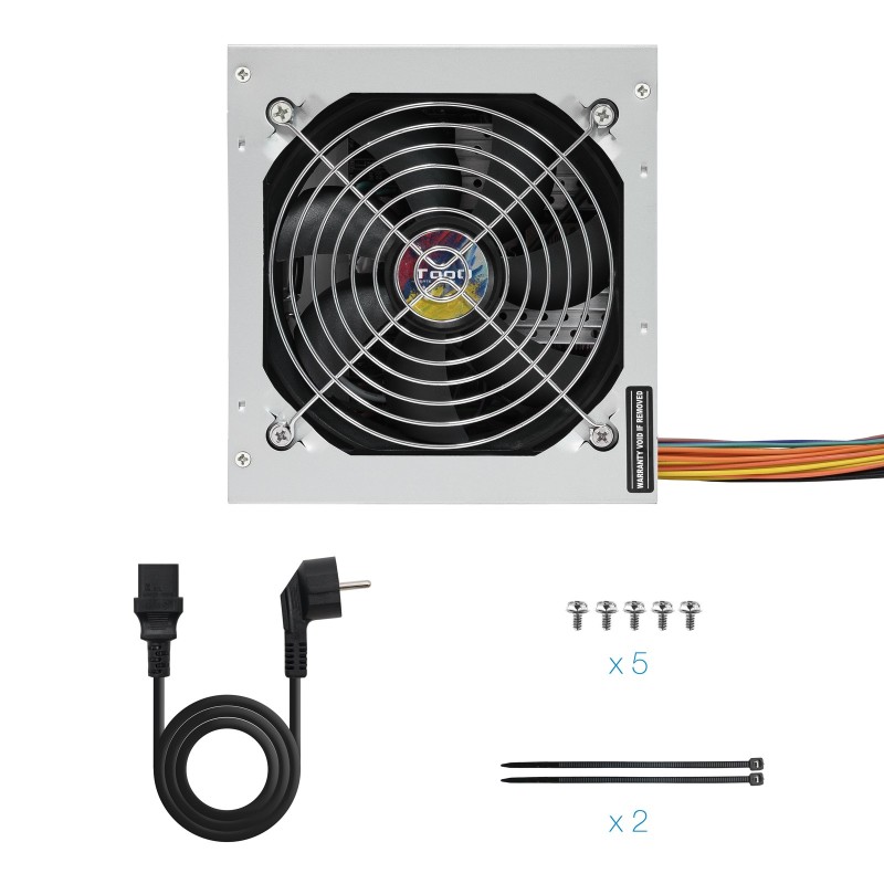 Fuente alimentacion tooq tqapolo - 500sp 500w pfc activo atx