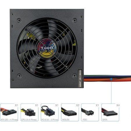 Tooq Fuente Alimentación TQAPOLO-600SP 600W