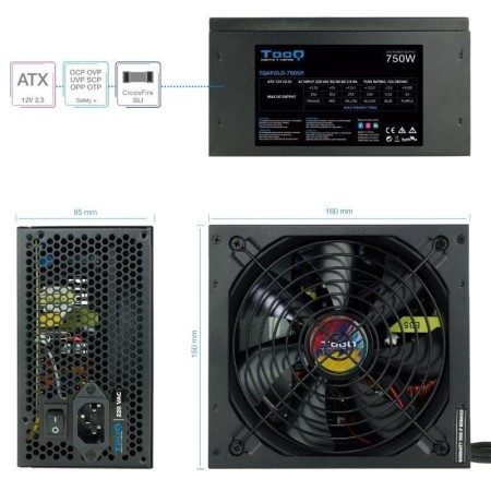 Tooq Fuente Alimentación TQAPOLO-750SP 750W