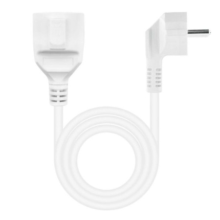 Nanocable Cable Alim. Alargador schuko blanco 5 M