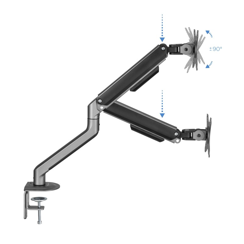 Tooq DB4032TNR-G Soporte mesa monitor/tv 17-32″