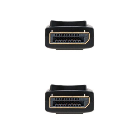 Cable displayport dp - m - dp - m nanocable negro 1.5 m