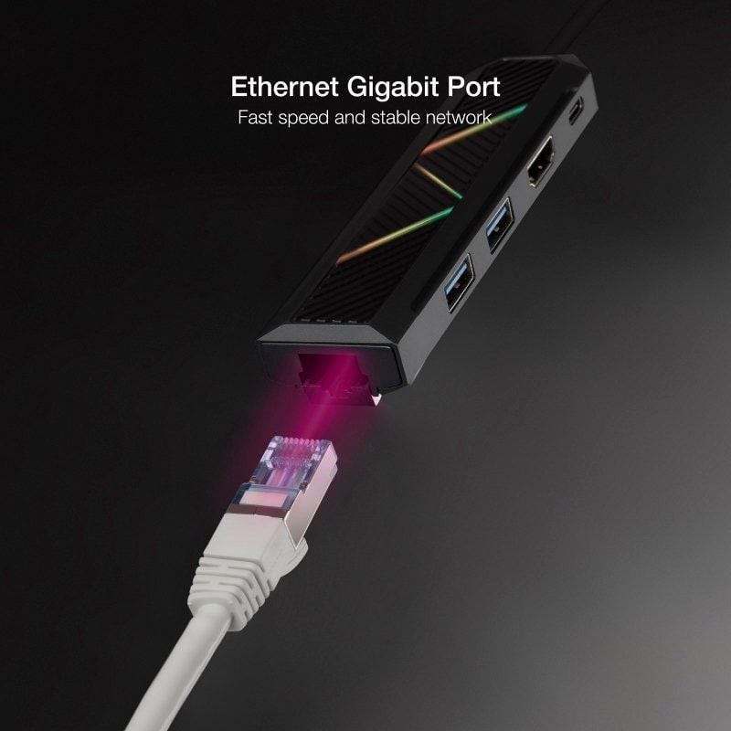 Nanocable Hub USB-C 5 en 1 USB-A+USB-C+HDMI+RJ45