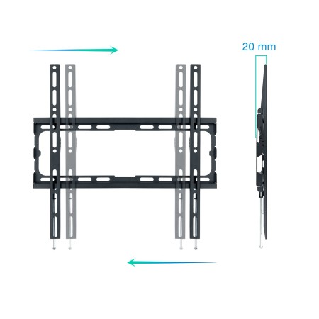 Soporte pared tv television monitor tooq lp1070f - b 32 pulgadas - 70 pulgadas carga maxima 45kg
