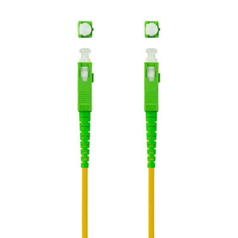 Nanocable Cable fibra SC/APC LSZH Amarillo 1m