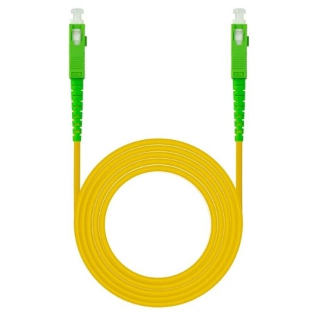Nanocable Cable fibra SC/APC LSZH Amarillo 1m